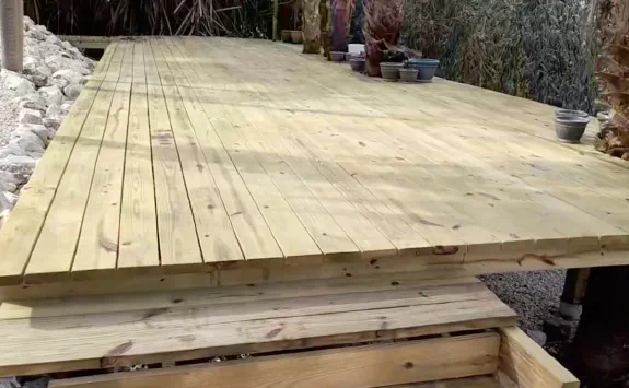 Wooden terrace Wooden terrace